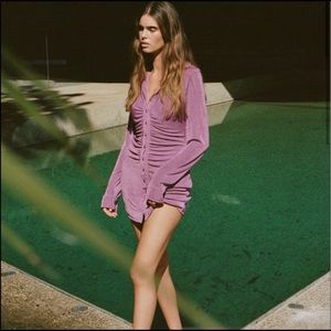 With Jean Andy Dress in Purple (never been worn)